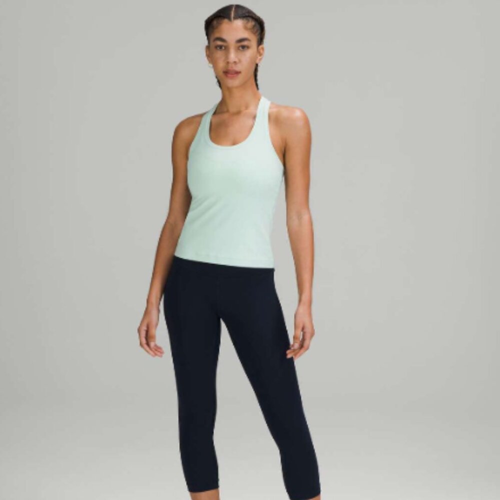 lululemon Cool Racerback Short Tank Top *Nulu, size 6, mint green